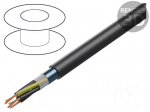Wire | BiT 500 (ST) BLACK FR | 7G1.5mm2 | shielded,Al-PET foil | PVC