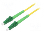 Fiber patch cord | OS2 | LC/APC,both sides | 3m | 9/125um | LSZH | green