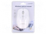 Mouse | white | USB A | wireless,optical | DPI change button | 10m