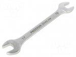 Wrench: flat | double-sided | 16mm,17mm | Chrom-vanadium steel