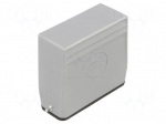 Enclosure for connectors: HDC | high | angled | IP65 | aluminium