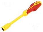 Screwdriver: insulated | 6-angles socket | HEX 13mm