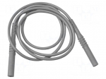 Test lead | 20A | banana plug 4mm,both sides | insulated | Len: 1.8m