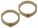 Spacer ring | MDF | 165mm | Nissan | impregnated,varnished | 2pcs.