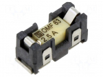 Fuse: fuse | 2.5A | 63VAC | 63VDC | SMD | OMK 63 | copper | tinned