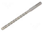 Drill bit | for concrete | &Oslash;: 8mm | L: 165mm | SDS-Plus&reg;