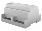 Enclosure: for DIN rail mounting | Y: 90.5mm | X: 106.3mm | Z: 62mm