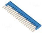 Comb bridge | blue | terminals: 20 | 3.5mm