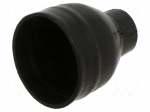 Heat shrink boot | glueless,straight | 14mm | L: 55mm | black | RAYCHEM