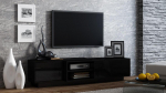 Cama TV cabinet SIGMA1 180 black/black gloss