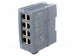 Switch Ethernet | unmanaged | Number of ports: 8 | 24VDC | RJ45 | IP20