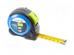Measuring tape | L: 5m | Width: 19mm | Class: II | double-sided | measure