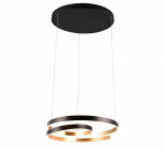 Trio-Lighting Marnie LED  matt black/gold piekaramā lampa