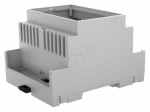 Enclosure: for DIN rail mounting | Y: 90mm | X: 71.2mm | Z: 53mm | PPO