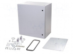 Enclosure: wall mounting | X: 500mm | Y: 500mm | Z: 300mm | AX | steel