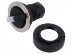 Switch: rotary | 22mm | Stabl.pos: 3 | depending on the holder | IP65