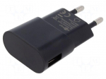 Power supply: switching | mains,plug-in | 5VDC | 5W | Out: USB A | 76.3%