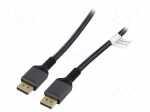 Cable | DisplayPort plug,both sides | textile | DisplayPort 1.4