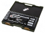 Wrench-set | 6-angles,inch,socket spanner | 1/2",1/4" | 56pcs.