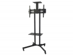 TV ja kodukino // Kinnitused ja alused // Stand w&oacute;zek do TV Maclean, profesjonalny, do TV,  na k&oacute;łkach, max. VESA 600x400, max. 55kg, MC-661
