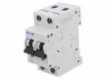Circuit breaker | 230/400VAC | Inom: 10A | Poles: 2 | Charact: K | 15kA
