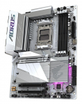 GIGABYTE B650E AORUS ELITE X AX ICE Motherboard - AMD Ryzen 9000 Series CPUs, 12+2+2 Phases VRM, up to 8000MHz DDR5 (OC), 1xPCIe 5.0 + 2xPCIe 4.0 M.2, 2.5GbE LAN, WIFI 6E, USB 3.2 Gen 2