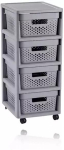 Curver &eacute;tag&egrave;re Infinity avec 4 tiroirs
