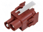 Connector: HDC | module | male | EPIC&reg; MC | PIN: 2 | 82A | 1kV | 1+PE
