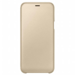 Back panel cover Samsung  A6 Plus 2018 A605 Wallet Cover EF-WA605CFE Gold