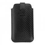 Case universal pocket iLike Universal Carbon Pocket Case L Black