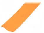 Heat shrink sleeve | glueless | 2: 1 | 32mm | orange | polyolefine | reel