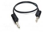Test lead | 60VDC | 32A | banana plug 4mm,both sides | Len: 0.5m