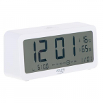 Audio- ja HiFi-s&uuml;steemid // Radio Clock // AD 1195 white Budzik na baterie - biały