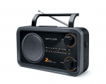 Interactive solution Muse  2-bands portable radio M-06DS Grey, AUX in