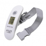 Scales Adler  | Travel Luggage Scale | AD 8189 | Maximum weight (capacity) 40 kg | Accuracy 100 g | White