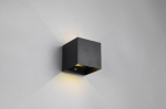 Trio Talent LED sienas lampa square matt black rechargeable motion senson + dusk s.  R27759132 4017807603927