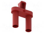 Adapter | red | 36A | Type: insulated | 38.3mm | 1kV