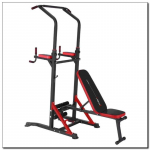 HMS Fitness PWL8324 Adjustable weight training bench Adjustable backrest Adjustable seat Gym Black, Red