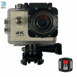 Riff SPK-1 Ultra HD 4K 16Mpix Wi-Fi Sport Camera with 2'' LCD Remote & 8x Fixation Set White