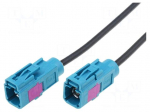 Cable | Fakra socket,both sides | straight | 4m