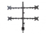 Monitor accessory Techly  Desk mount for 4 monitors 13-27 inches 4x10kg