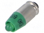 LED lamp | green | 6VDC | No.of diodes: 1