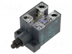 Limit switch | plastic plunger | NO x2 | 10A | max.400VAC | max.250VDC