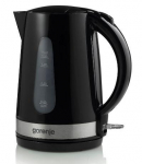 Teapot GORENJE  Kettle K17BK Standard,  Plastic/ metal, Black, 2200 W, 360&deg; rotational base, 1.7 L