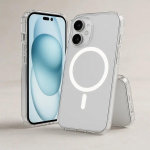 Silicone Case Riff MagSafe for Apple iPhone 16 Transparent