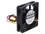 Fan: DC | axial | 24VDC | 60x60x15mm | 36.6m3/h | 44dBA | ball | 6200rpm