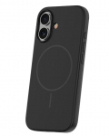 Back panel cover iLike Apple iPhone 16 Soft Touch Silicone case With Magnetic Black
