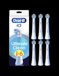 Toothbrush Oral-B  Replaceable toothbrush heads | iO UltimateClean | Heads | For adults | Number of brush heads included 6 | White