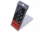 Drill set | for wood | 4mm,5mm,6mm,8mm,10mm | 5pcs.