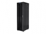 Servers Lanberg  Rack cabinet 19" free-standing 47U/800x1000 (flat pack) with glass door lCD V2, black |